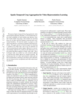 Spatio-Temporal Crop Aggregation for Video Representation Learning