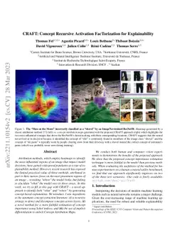 CRAFT: Concept Recursive Activation FacTorization for Explainability