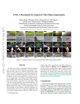 LVOS: A Benchmark for Long-term Video Object Segmentation