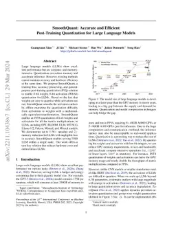 SmoothQuant: Accurate and Efficient Post-Training Quantization for Large
  Language Models
