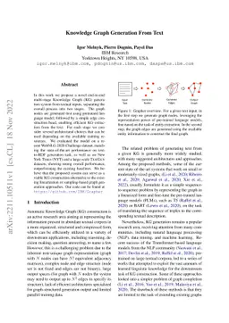 Knowledge Graph Generation From Text