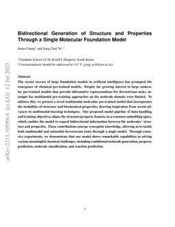 Bidirectional Generation of Structure and Properties Through a Single
  Molecular Foundation Model
