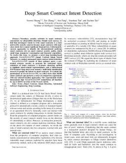 Deep Smart Contract Intent Detection