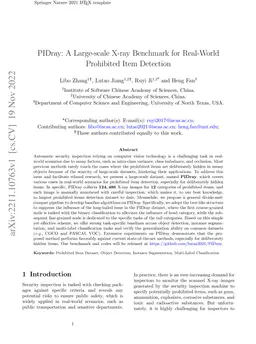 PIDray: A Large-scale X-ray Benchmark for Real-World Prohibited Item
  Detection