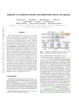 DeepSolo: Let Transformer Decoder with Explicit Points Solo for Text
  Spotting