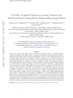 CoCoNet: Coupled Contrastive Learning Network with Multi-level Feature
  Ensemble for Multi-modality Image Fusion