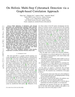 On Holistic Multi-Step Cyberattack Detection via a Graph-based
  Correlation Approach