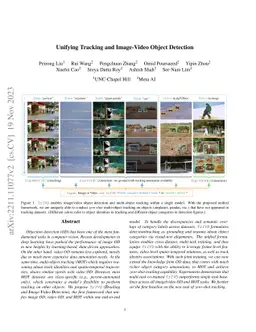 Unifying Tracking and Image-Video Object Detection