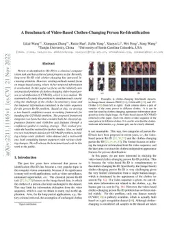 A Benchmark of Video-Based Clothes-Changing Person Re-Identification