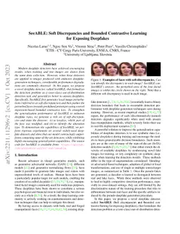 SeeABLE: Soft Discrepancies and Bounded Contrastive Learning for
  Exposing Deepfakes