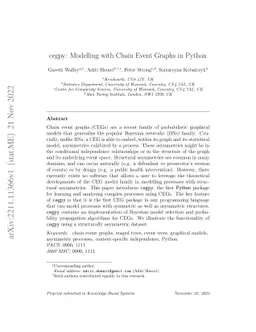 cegpy: Modelling with Chain Event Graphs in Python