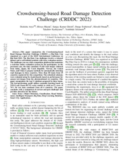 Crowdsensing-based Road Damage Detection Challenge (CRDDC-2022)