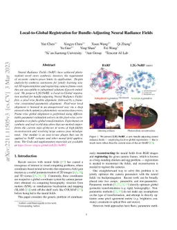 Local-to-Global Registration for Bundle-Adjusting Neural Radiance Fields