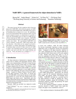 NeRF-RPN: A general framework for object detection in NeRFs