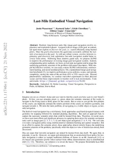 Last-Mile Embodied Visual Navigation