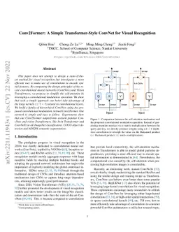 Conv2Former: A Simple Transformer-Style ConvNet for Visual Recognition
