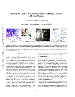 Pushing the Limits of Asynchronous Graph-based Object Detection with
  Event Cameras