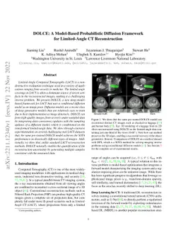 DOLCE: A Model-Based Probabilistic Diffusion Framework for Limited-Angle
  CT Reconstruction
