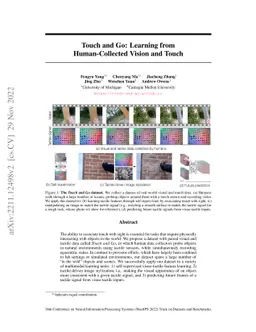Touch and Go: Learning from Human-Collected Vision and Touch