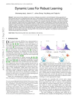 Dynamic Loss For Robust Learning