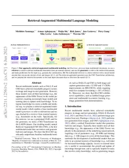 Retrieval-Augmented Multimodal Language Modeling