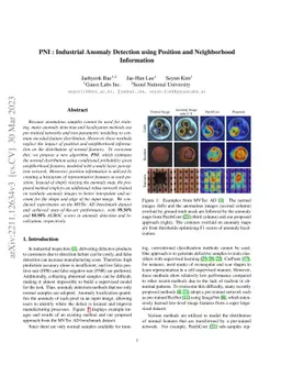 PNI : Industrial Anomaly Detection using Position and Neighborhood
  Information