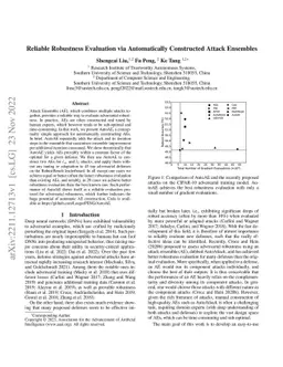 Reliable Robustness Evaluation via Automatically Constructed Attack
  Ensembles