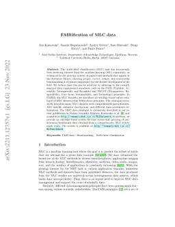 FAIRification of MLC data