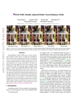 BAD-NeRF: Bundle Adjusted Deblur Neural Radiance Fields