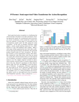 SVFormer: Semi-supervised Video Transformer for Action Recognition