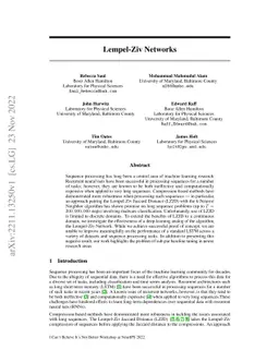 Lempel-Ziv Networks