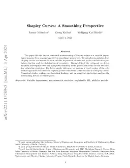 Shapley Curves: A Smoothing Perspective