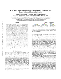 NQE: N-ary Query Embedding for Complex Query Answering over
  Hyper-Relational Knowledge Graphs