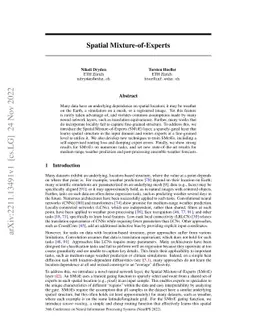 Spatial Mixture-of-Experts