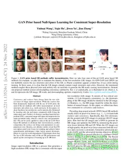 GAN Prior based Null-Space Learning for Consistent Super-Resolution