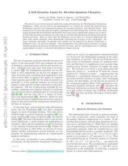 A Self-Attention Ansatz for Ab-initio Quantum Chemistry