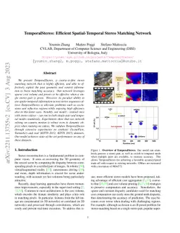 TemporalStereo: Efficient Spatial-Temporal Stereo Matching Network