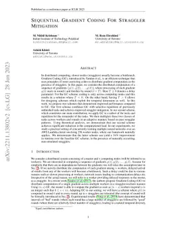 Sequential Gradient Coding For Straggler Mitigation