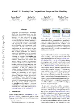ComCLIP: Training-Free Compositional Image and Text Matching