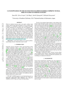 Can Knowledge of End-to-End Text-to-Speech Models Improve Neural
  MIDI-to-Audio Synthesis Systems?