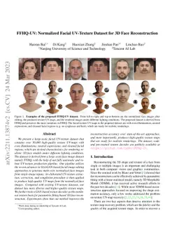 FFHQ-UV: Normalized Facial UV-Texture Dataset for 3D Face Reconstruction
