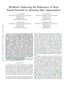 MixBoost: Improving the Robustness of Deep Neural Networks by Boosting
  Data Augmentation