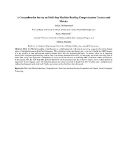 A Comprehensive Survey on Multi-hop Machine Reading Comprehension
  Datasets and Metrics