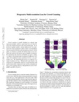 Progressive Multi-resolution Loss for Crowd Counting
