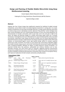 Design and Planning of Flexible Mobile Micro-Grids Using Deep
  Reinforcement Learning