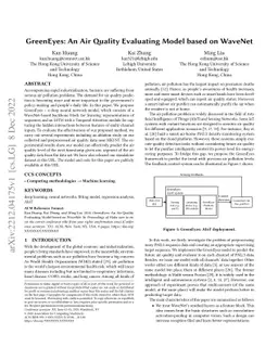 GreenEyes: An Air Quality Evaluating Model based on WaveNet