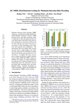DC-MBR: Distributional Cooling for Minimum Bayesian Risk Decoding
