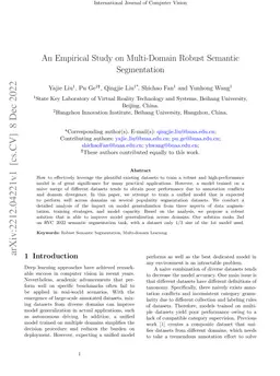An Empirical Study on Multi-Domain Robust Semantic Segmentation