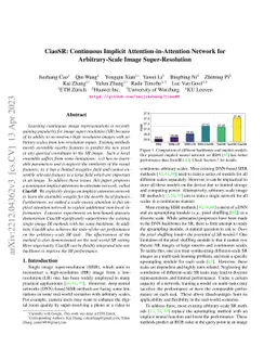 CiaoSR: Continuous Implicit Attention-in-Attention Network for
  Arbitrary-Scale Image Super-Resolution