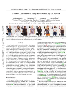 C-VTON: Context-Driven Image-Based Virtual Try-On Network